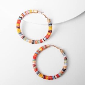 NEW Colorful Hoop Earrings